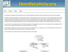 Tablet Screenshot of openreliability.org